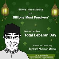 buttoned_shirt clothes glasses indonesia indonesian_text islam keffiyeh millions_must_die smile subvariant:chudjak_front text total_nigger_death variant:chudjak // 720x720 // 73.1KB
