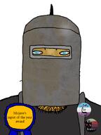 award bloodshot_eyes blue_eyes cook-cook dirty fallout fallout_new_vegas fiends_(fallout_new_vegas) flag:necrosexual_pride_flag flag:zoophilia_pride_flag helmet love_is_love mask subvariant:chudplier variant:chudjak variant:markiplier_soyjak white_background yellow_skin // 674x896 // 136.3KB