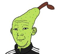 PaulMcPear green_skin kuz looking_at_you pear variant:kuzjak // 380x360 // 7.5KB