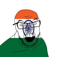 angry country flag flag:india glasses india looking_at_you mustache open_mouth soyjak stubble teeth variant:feraljak // 1500x1500 // 38.6KB
