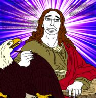 2024 animal baptism bible bible_quote bible_verse bird brown_hair christianity classical_art_parody clothes eagle earth ephesians_(bible) ephesians_3:14 ephesians_3:15 ephesians_3:16 ephesians_3:17 ephesians_3:18 ephesians_3:19 ephesians_3:20 ephesians_3:21 freemasonry god heaven holding_object jesus john_the_evangelist luke_(bible) luke_12:49 luke_12:50 luke_12:51 luke_12:52 luke_12:53 october october_24 psalm_(bible) psalm_33:1 psalm_33:11 psalm_33:12 psalm_33:18 psalm_33:19 psalm_33:2 psalm_33:4 psalm_33:5 religion soyjak subvariant:chudjak_front text variant:chudjak wordswordswords // 1600x1636 // 844.2KB