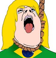 bald blue_eyes brazil flag flag:brazil hanging open_mouth rope suicide tongue variant:hydejak // 778x800 // 134.9KB
