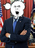 1soyjaks barack_obama brown_skin mandelbrot_set math open_mouth oval_office portrait variant:cobson white_skin // 1000x1368 // 849.6KB