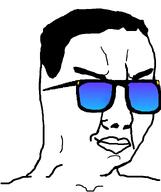 calm eyebrows glasses gradient hair shades smile sunglasses variant:chudjak // 645x770 // 15.1KB