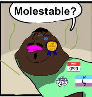 brown_skin fat flag:zoophilia_pride_flag greg_(user) low_effort meta:namefags mexico molestable? molested name_tag obese pedophile pedophilia pony series:soyjaks? soyjaks stonetoss subvariant:bantumutt text variant:meximutt