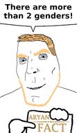 aryan blond blue_eyes fact speech_bubble subvariant:teutonson variant:cobson white_background white_skin // 1500x2600 // 808.5KB