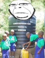 africa biting_lip cum gas_can glasses irl looking_up soyjak stubble subvariant:hornyson text variant:cobson water // 1024x1308 // 1.4MB