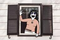 front_facing irl_background meta:tagme variant:soytan waving will_wood window // 2560x1707 // 2.7MB