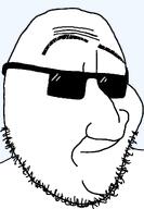 cool glasses smug stubble sunglasses variant:smugjak white_skin // 816x1175 // 23.3KB