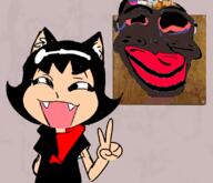 alunya black_skin bloodshot_eyes distorted happy jartycuck le_cuck_face nigger open_mouth slopjak subvariant:jartycuck variant:chudjak // 800x686 // 443.6KB