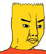 bart_simpson closed_mouth hair the_simpsons variant:chudjak yellow_skin // 645x770 // 24.1KB