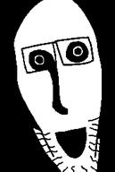 analog_horror glasses looking_at_you ominous open_mouth stubble urbanspook variant:unknown // 354x528 // 3.6KB