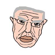 color colorful ear eyebrows glasses gray_hair grey_hair hair old variant:chudjak white_background white_skin wrinkles // 850x850 // 22.6KB