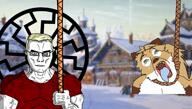 aryan averi chud hanging hardstyle muscles music sonnenrad subvariant:chudjak_front subvariant:muscular_chud subvariant:trannyfur variant:chudjak video // 3790x2160, 15.4s // 44.4MB