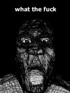 bald closed_mouth drawing glasses its_over neutral ominous scared sketch soyjak stubble subvariant:neutralplier text traced variant:markiplier_soyjak wtf // 600x800 // 77.6KB