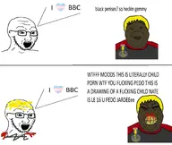 award bbc brown_skin comic english_text meta:not_oc subvariant:hunky_twink_sex_machine text transheart variant:alicia variant:soyak yellow_hair // 1600x1352 // 168.3KB