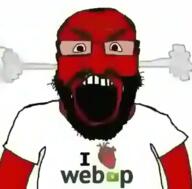 angry arm beard clothes fume glasses heart i_love open_mouth red red_skin soyjak subvariant:science_lover tshirt variant:markiplier_soyjak webp // 800x789 // 332.2KB