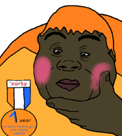 badge blond blush brown_skin closed_mouth deflowered_dutch_dyke_(transexual) hand meta:leaky nigger shitskin soyjak stubble subvariant:hunky_twink_sex_machine thick_eyebrows thinking variant:alicia zartycuck zartypedo zelligcuck // 750x832 // 135.0KB