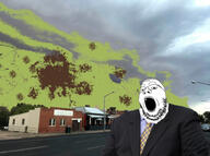 cross_eyed fart glasses irl_background open_mouth poop soyjak stubble variant:gapejak // 1242x925 // 843.8KB