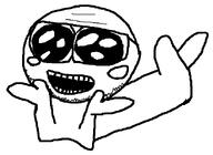 big_eyes hand meta:tagme oh_my_god_she_is_so_attractive open_mouth stubble teeth variant:unknown white_background // 632x462 // 69.3KB