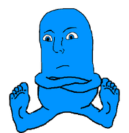arms_crossed blue_skin neutral sitting subvariant:jellybean transparent_background variant:flubbert // 600x619 // 10.2KB