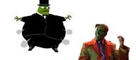 amphibian frog inflation monocle nas:pepe pepe_the_frog the_mask top_hat tuxedo // 1851x831 // 484.3KB