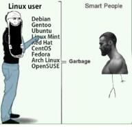 arch_linux centos debian fedora_linux g_(4chan) gentoo gigachad glasses hand linux meta:op_is_a_kikerosoft_shill open_mouth opensuse red_hat_enterpise_linux soyjak stubble subvariant:sprokejak technology text ubuntu variant:soyak windows // 1054x1037 // 432.8KB