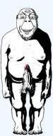 alternate arm biting_lip chest_hair creepy distorted evil fat foot full_body genitalia glasses hand leg nipple nsfw ominous penis pubic_hair shadow smile soyjak stubble template testicles variant:bernd vein veiny_cock // 1099x2816 // 293.7KB