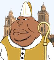 bishop catholic catholic_church catholicism christianity church religion robe staff transparent_background variant:meximutt // 888x976 // 280.3KB