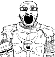 bald dark_souls glasses helmet knight open_mouth stubble sun variant:markiplier_soyjak video_game // 478x497 // 82.3KB