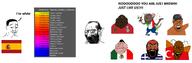 amerimutt angry beard black_skin brown_skin cap clothes cockroach crying flag flag:algeria flag:greece flag:italy flag:mexico flag:morocco flag:spain flag:tunisia flag:turkiye flies genetics glasses greece hair hand happy happy_merchant hat italy jewish_nose jews judaism kike kippah latin_america latino medal mexico_missouri mistymeow_(user) morocco open_mouth rat roach satoko_houjou(namefag) smile spain stinky stubble subvariant:impish_amerimutt subvariant:science_lover sunburn text turkiye turkroach unibrow variant:angry_soyjak variant:chudjak variant:feraljak variant:impish_soyak_ears variant:markiplier_soyjak variant:meximutt yellow_teeth // 3825x1261 // 1.0MB