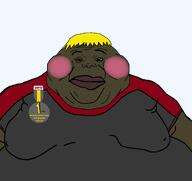 badge black_skin brown_skin clothes eyebrows eyelashes fat lipps lips meta:leaky mutt nate stubble subvariant:branigger subvariant:hunky_twink_sex_machine tshirt variant:alicia variant:brandon variant:meximutt yellow_hair // 1675x1583 // 154.9KB