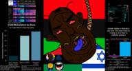 2021 ack antenna antifa award black_excellence black_lives_matter black_skin boylover boylover_symbol brown_skin bug crying fist flag:israel flag:lgbt_pride_flag flag:pan_african hanging israel judaism kike meta:tagme pan_african pan_african_flag pantifa pink_eyes remphan roach rope star_of_david subhuman tageme trend:slopjak variant:chudjak yellow_teeth // 3627x1940 // 726.9KB