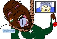 2soyjaks ack arm blond blond_beard brown_skin button caseoh coal_police crescent crying distorted flag:india flag:pakistan freecaseohjak gemersonlakeandpalmer_(user) glasses hair hand hanging india janny monitor noose open_mouth pakistan queen_of_spades rope star_(symbol) star_and_crescent stubble suicide teeth tongue trend:aryan variant:bernd variant:caseohjak white_skin yellow_teeth // 2300x1569 // 386.5KB