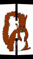 animated brown_fur capcut claw ear effects fur glasses nose open_eyes open_mouth paw scared squirrel squirreljak stretched_mouth subvariant:doctos subvariant:feralsquirrel tail teeth teeth_showing tongue variant:feraljak video what_the_hell white_background white_fur // 720x1280, 7.8s // 6.6MB