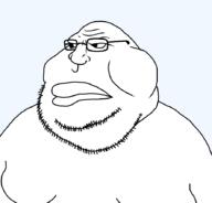 angry closed_mouth fat glasses gynaecomastia ias latino meximutt mutt obese series:muttverse soyjak stubble template transparent_background variant:meximutt // 888x849 // 20.6KB