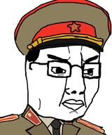 cap clothes communism glasses hammer_and_sickle hat kgb necktie soyjak star uniform variant:chudjak // 543x653 // 148.5KB