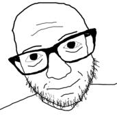 glasses smile soyjak stubble ultrafaggot variant:ultrajak // 4000x4500 // 966.8KB