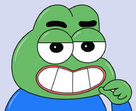 amphibian calarts eyebrows frog meta:nas meta:not_oc nas nas:pepe pepe pepe_the_frog smile smug // 736x603 // 111.1KB