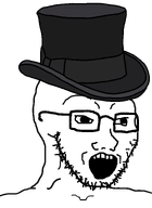 clothes glasses hat open_mouth stubble template top_hat transparent_background variant:soyak white_skin // 1130x1550 // 39.6KB