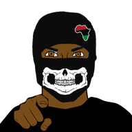 black_skin chad larp looking_at_you nas pointing pointing_at_viewer skull_mask subvariant:chudjak_front variant:chudjak zazite // 2000x2000 // 558.6KB