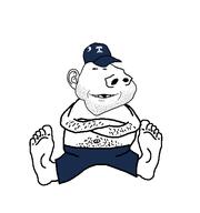 arm cap clothes deformed ear foot full_body hairy hand hat large_nose leg no_eyebrows smile soyjak stubble subvariant:arkansasjak variant:impish_soyak_ears // 518x554 // 26.3KB