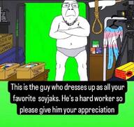 arms_folded award beard box camera flag glasses greenscreen naked stubble text transgender_flag underpants variant:bernd // 1080x1017 // 94.2KB