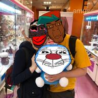 3soyjaks artist:conservativewaluigi beard big_lips black_skin bloodshot_eyes boyfriend_(friday_night_funkin') brown_skin closed_mouth crying distorted doraemon evan_loves_worf faggot fnf fnf_pedo friday_night_funkin' glasses hanging libtard red_eyes rope shitskin subvariant:chudplier subvariant:jartycuck subvariant:patrick tear trend:jartycuck twitter variant:bernd variant:chudjak variant:markiplier_soyjak xitter xitter_drama xitter_snca // 400x400 // 267.0KB