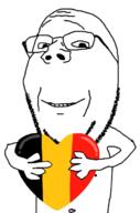 artist:soyjakfan01 beard belgium glasses heart holding_heart nose soyjakfan01 subvariant:wholesome_soyjakvariant variant:gapejak // 483x733 // 143.7KB