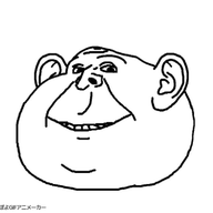 animated ear fat jump poyopoyo pyokopyoko shaved soyjak subvariant:okynnig variant:impish_soyak_ears // 400x353 // 258.3KB