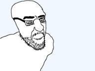 closed_mouth glasses smile soyjak stubble variant:kliksjak // 480x360 // 4.1KB