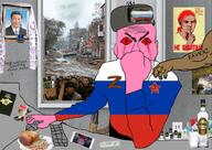 ak_47 bottle bread brown_skin clothes communism country flag flag:russia hammer_and_sickle hat iphone keyboard meta:tagme mouse poster russia solovyov soviet_union stubble ushanka vladimir vladimir_putin vodka xi_jinping z_(russian_symbol) // 1019x720 // 250.9KB