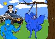 award beak bird blue_skin bluesky buff butterfly cloud cybertruck elon_musk grass rope subvariant:wholesome_soyjak sun tree twitter variant:bernd variant:cobson variant:feraljak variant:gapejak x xitter zoomer_hair // 2100x1500 // 861.7KB