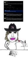 animal_abuse bird clothes communism fat furry hammer_and_sickle hat malleo millions_must_die sqrlyjack subvariant:chudjak_front swastika tranny trans_rights twitter variant:chudjak // 784x1578 // 529.1KB